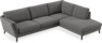 Madison Lux - 3-sits soffa med divan höger - Grå