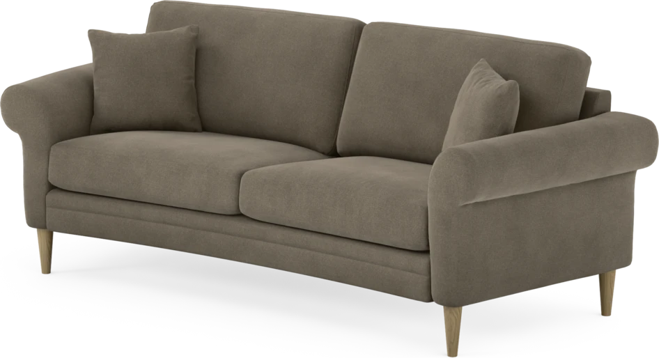 Eden - 2,5-sits soffa svängd - Beige