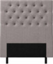 Delux Pikerad XL - Sänggavel, 90-210 cm - Grå