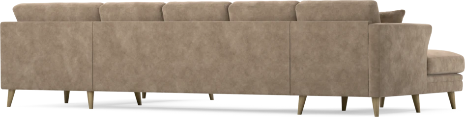 Eden - 3-sits soffa med schäslong vänster och divan höger - Beige