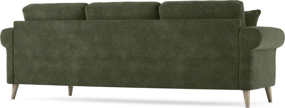 Eden - 3-sits soffa svängd - Grön