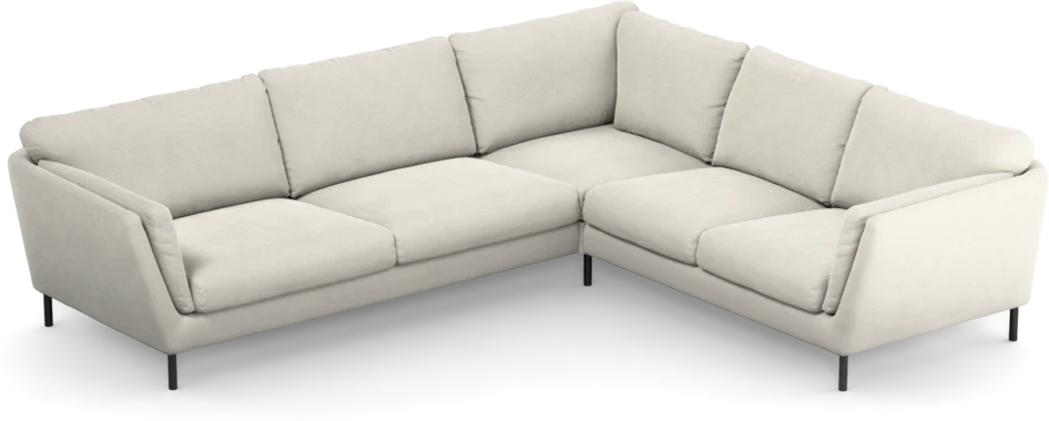 Madison Lux - Hörnsoffa 3+2-sits, hörn 1 - Vit