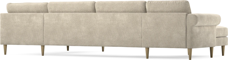 Bridge - 3-sits soffa med schäslong vänster och divan höger - Beige