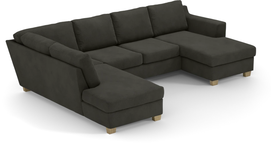 Friday - 3-sits soffa med divan vänster och schäslong höger - Grå