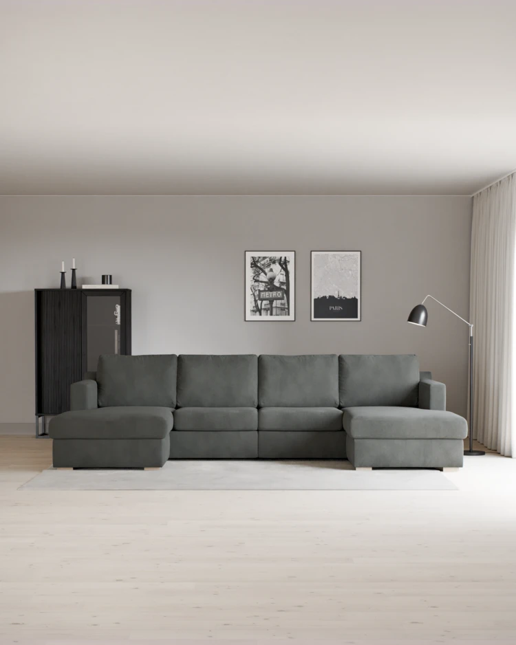 Friday - 2-sits soffa med två schäslonger - inspiration