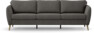 County - 3-sits soffa - Brun