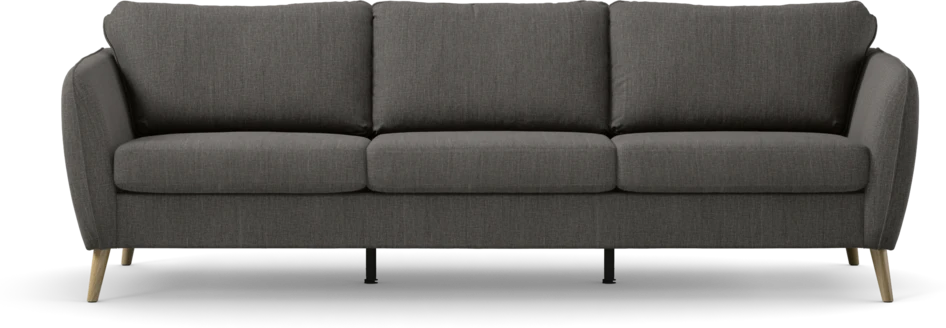 County - 3-sits soffa - Brun