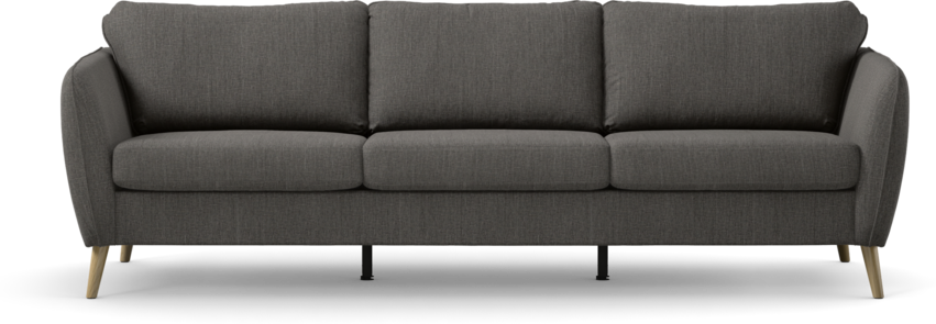 County - 3-sits soffa - Brun