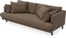 Harper - 3-sits soffa, hel dyna - Brun