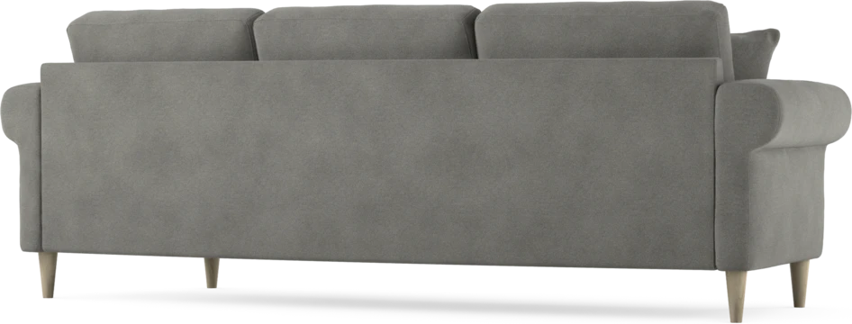 Eden - 3-sits soffa svängd - Grå