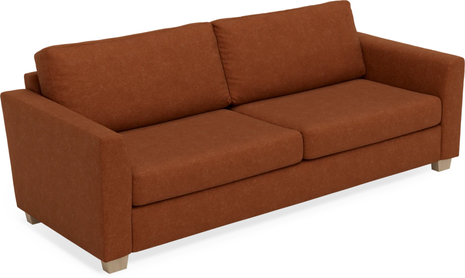 Friday - 3-sits soffa - Orange