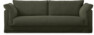 Cherrie - 3-sits soffa, hel dyna och kappa - Grön