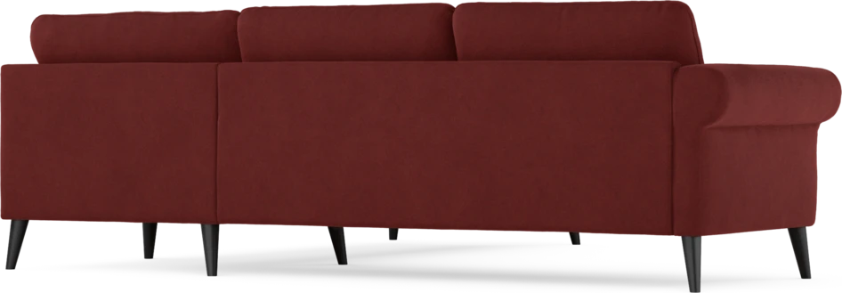 Bridge - Hörnsoffa, 2+2-sits - Röd