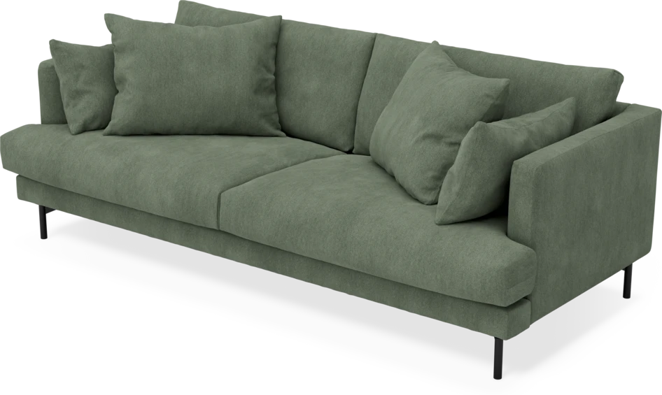 Harper - 3-sits soffa - Grön