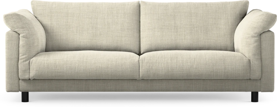 Cherrie - 3-sits soffa, fast klädsel - Beige