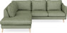 Madison - 2-sits soffa med divan vänster - Grön