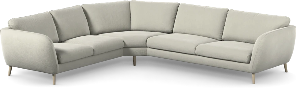 Madison Lux - Hörnsoffa 2+3-sits, hörn 2 - Vit