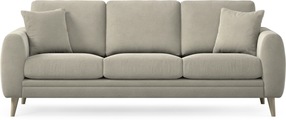 Eden - 3-sits soffa - Brun