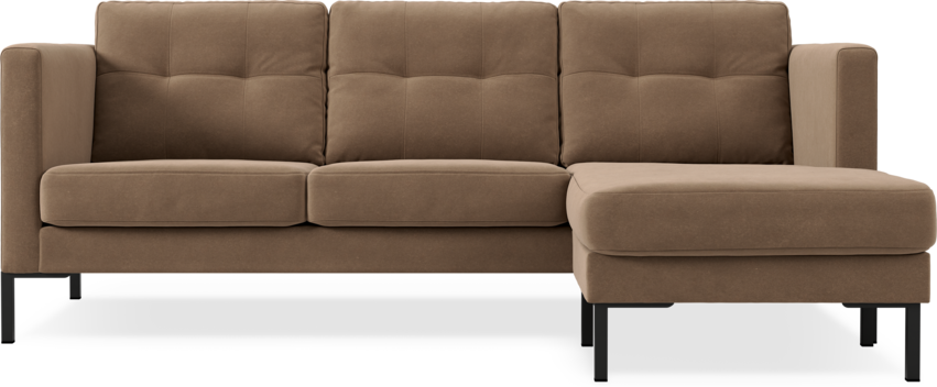 Rio - 3-sits soffa med schäslong höger - Beige