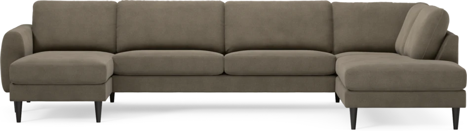 Bridge - 3-sits soffa med schäslong vänster och divan höger - Beige
