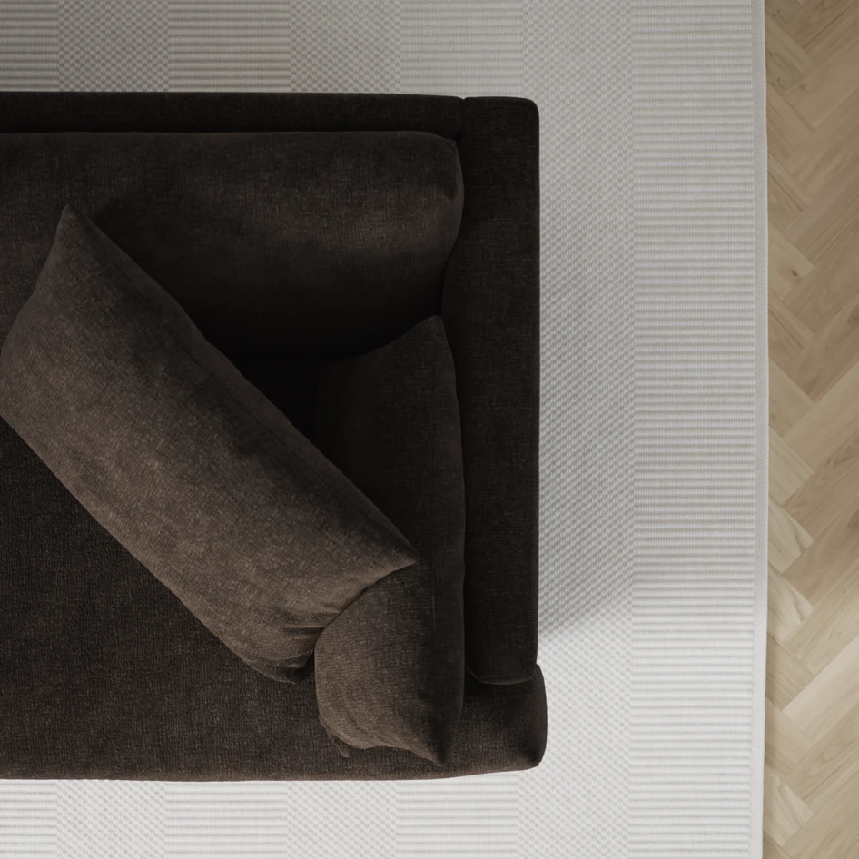 Harper - 4-sits soffa - Brun