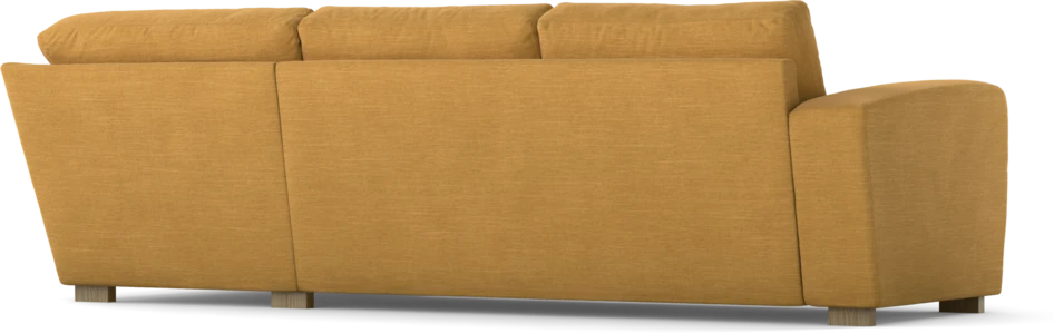 Friday - 2,5-sits soffa med divan höger - Gul