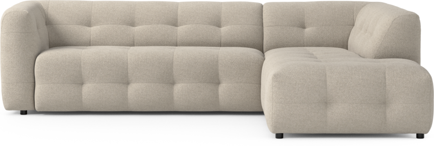 Bella - 3-sits soffa med divan höger - Beige