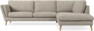 Madison Lux - 3-sits soffa med divan höger - Vit