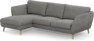 Madison Lux - 2-sits soffa med schäslong vänster - Grå