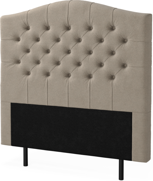 New York välvd - Sänggavel, 90-210 cm - Beige