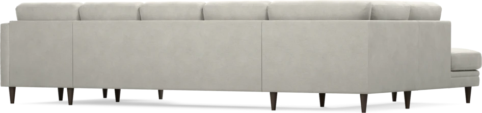 Eden - 3-sits soffa med divan vänster och schäslong höger - Grå