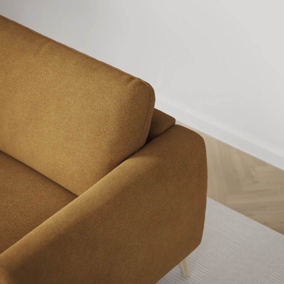 Bridge - 2-sits soffa - Gul