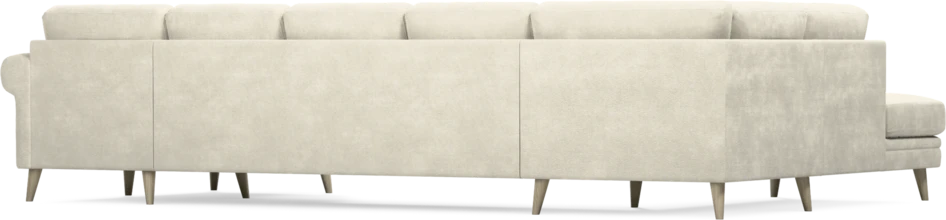 Eden - 3-sits soffa med divan vänster och schäslong höger - Vit