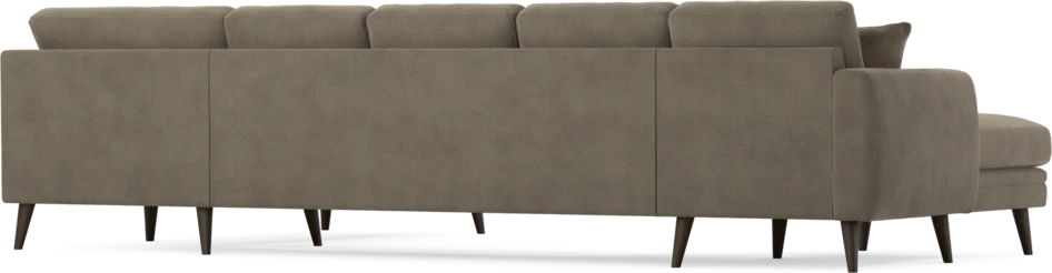 Eden - 3-sits soffa med schäslong vänster och divan höger - Beige
