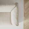 Cherrie - 3-sits soffa, hel dyna och kappa - Beige