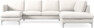 Madison Lux - 2-sits soffa med schäslong vänster och divan höger - Beige