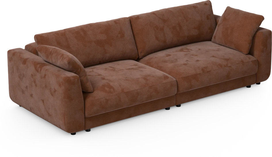 Amie - Bäddsoffa 4-sits - Orange