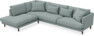Harper - 3-sits soffa med divan vänster - Grön