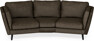 Madison - 3-sits soffa svängd, 70 cm - Brun