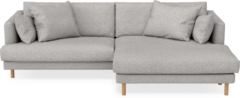 Harper - 4-sits med schäslong XL höger - Vit