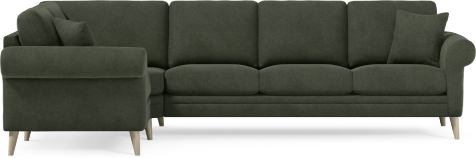 Eden - Hörnsoffa, 1+3-sits - Grön