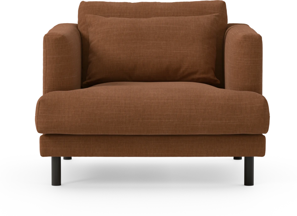 Harper - Fåtölj, 75 cm - Orange