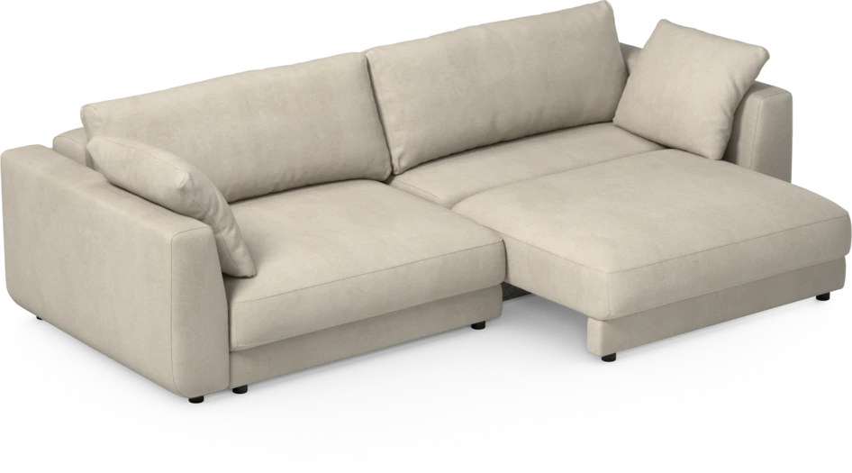 Amie - Bäddsoffa 4-sits - Vit