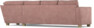 Friday - Hörnsoffa, 3+2-sits - Rosa