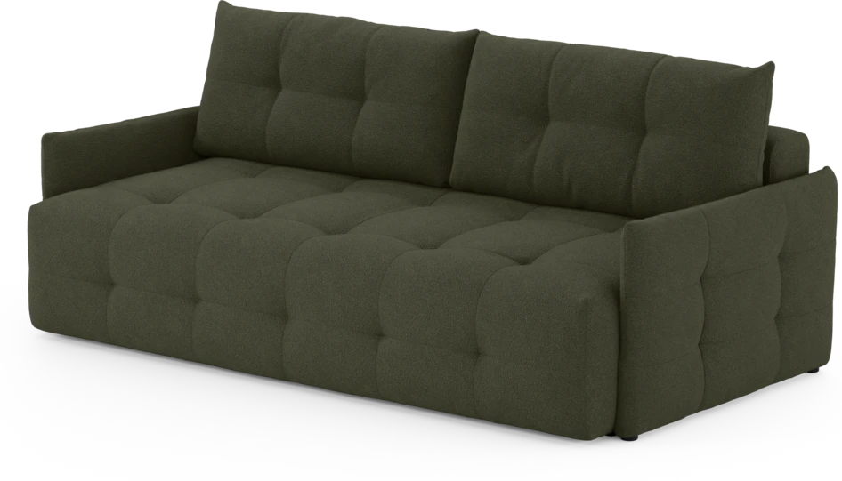 Bella - Bäddsoffa 3-sits - Grön