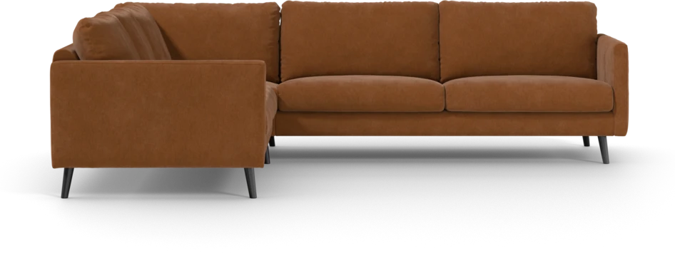 Madison Lux - Hörnsoffa 2+3-sits, hörn 1 - Orange
