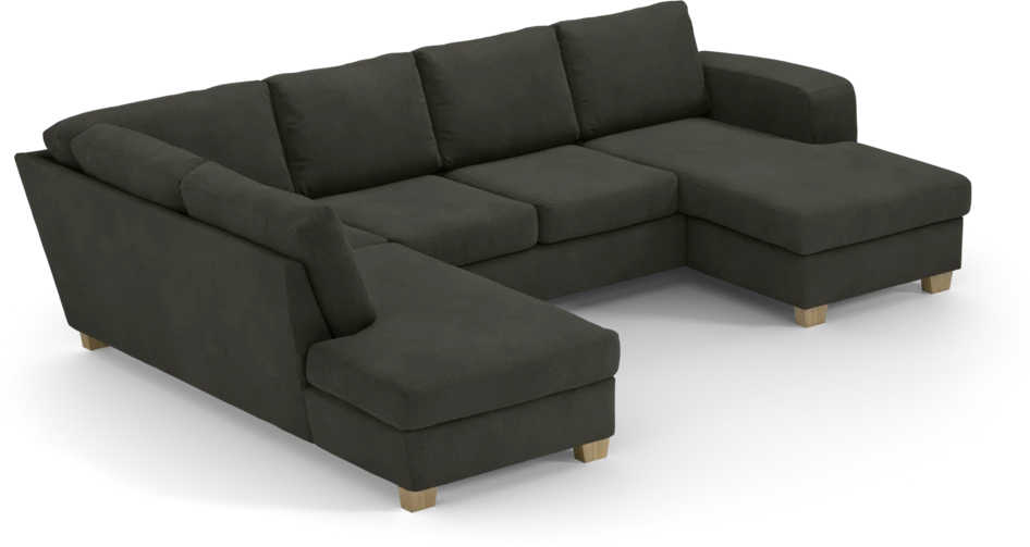 Friday - 3-sits soffa med divan vänster och schäslong höger - Grå