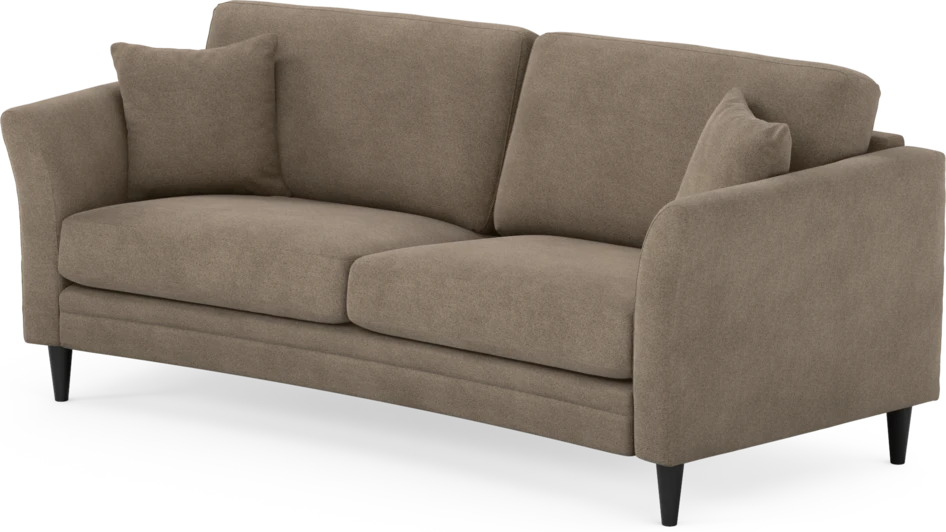 Eden - 2,5-sits soffa svängd - Brun
