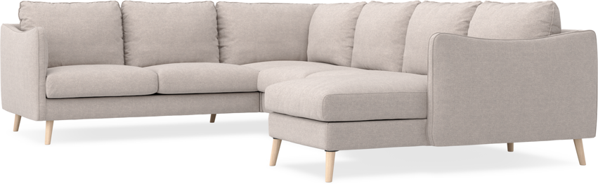 Madison - Hörnsoffa med schäslong höger - Beige