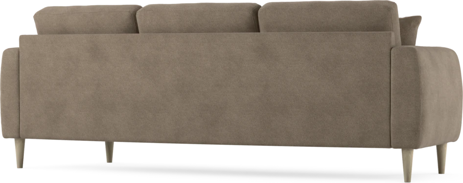 Eden - 3-sits soffa svängd - Brun